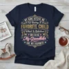 Grandma t-shirt with the text "My Kids Accuse Me Of Having A Favorite Child Which Is Ridiculous Because My Grandkiks