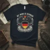 My Mom Is German Nothing Scares Me T-Shirt with German eagle and flag graphic