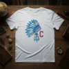 Native American Headdress C detailed graphic design printed on comfortable cotton t-shirt