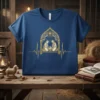 Nativity Heartbeat T-Shirt unique graphic design printed on comfortable cotton t-shirt
