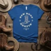 New Boot Goofin' cowboy t-shirt design featuring a western boot graphic and horseshoe, perfect for rodeo fans