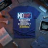 Diagnostic Medical Sonography Student tee with "NO SLEEP MONEY LIFE" and "Student" text in bold, neon-style font
