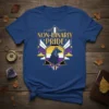 Non-Binary Pride t-shirt with a wolf graphic and the text Non-Binary Pride