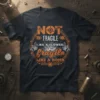 Not Fragile Like A Flower Fragile Like A Bomb text design with orange and white distressed typography and geometric borders