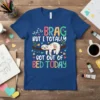 Sloth hanging on a branch with "not to BRAG BUT I TOTALLY GOT OUT OF BED TODAY" text in colorful