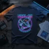 NROL-39 Nothing Is Beyond Our Reach t-shirt design with neon octopus and mission text