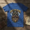 Obey The Beard Steampunk T-Shirt featuring a mechanical beard with pipes and goggles and the text "OBEY THE BEARD" in