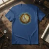 Official Member Brand New Knee Tin Man Club t-shirt featuring a steampunk robot design and quote