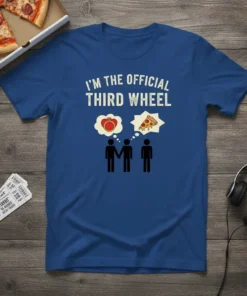I'm the Official Third Wheel stylish graphic design printed on comfortable cotton t-shirt