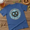 Oktoberfest München Est 1810 t-shirt featuring a pretzel graphic and Bavarian diamond pattern