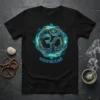 Om Connected stylish graphic design printed on comfortable cotton t-shirt