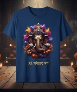 ॐ गणेशाय नमः creative graphic design printed on comfortable cotton t-shirt