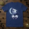 Opossum Howling Moon unique graphic design printed on comfortable cotton t-shirt