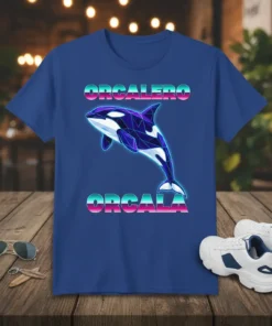 ORCALERO ORCALA unique graphic design printed on comfortable cotton t-shirt