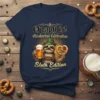 O'zapft is! Oktoberfest Celebration Sloth Edition t-shirt featuring a sloth holding beer and pretzel