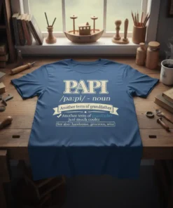 PAPI /pa:pi/ - noun text design featuring bold typography on quality t-shirt