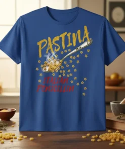 PASTINA ITALIAN PENICILLIN bold graphic design printed on comfortable cotton t-shirt