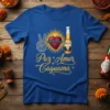 Paz * Amor * Caguama bold graphic design printed on comfortable cotton t-shirt