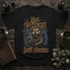 Pet Otters hail Satan t-shirt with demonic otter, trident, and occult symbols in gothic font