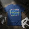 PEW PEW PEW PEW text design featuring stylish typography on quality t-shirt