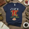 √-1 2³ Σ π text design featuring unique typography on quality t-shirt