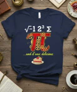 √-1 2³ Σ π text design featuring unique typography on quality t-shirt