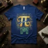 3.1415992653... PI creative graphic design printed on comfortable cotton t-shirt