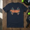 Pickleball Love & Smash neon graphic t-shirt with crossed paddles and pickleballs