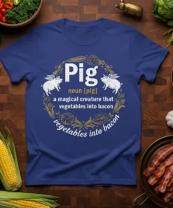 Pig noun [pig] a text design featuring bold typography on quality t-shirt