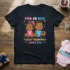 Pink Or Blue Great Grandma Loves You t-shirt design with two cartoon babies and stars
