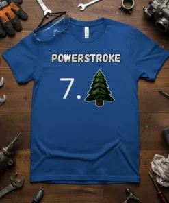 Powerstroke 7 Tree unique graphic design printed on comfortable cotton t-shirt