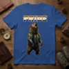Pride Bear T-Shirt with rainbow fur and bold PRIDE text, LGBTQ+ bear graphic apparel