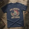 Pro America Anti Biden t-shirt design with US Capitol building and American flag graphic