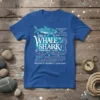 Whale Shark educational t-shirt design with facts and illustrations, featuring the text "Protect Respect Explore"
