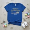 PROUD GODMOTHER loading... stylish graphic design printed on comfortable cotton t-shirt