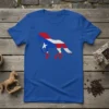 Puerto Rican Horse Flag bold graphic design printed on comfortable cotton t-shirt