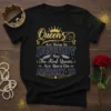 Queen's Are Born In January But The Real Queens Are Born On January 10 text design with crown graphic on