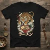 Ramen Tiger T-Shirt stylish graphic design printed on comfortable cotton t-shirt