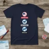 Republican Independent Democrat eye-catching graphic design printed on comfortable cotton t-shirt