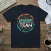 Resource Team Support Care Love Encourage Motivate Inspire Ide text circle design on dark t-shirt