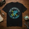 Ride Motorcycles Eat Ice Cream t-shirt design featuring a motorcycle piston, ice cream cone, and wrenches, with blue and yellow
