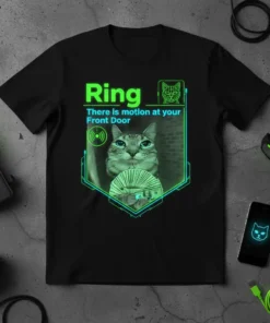 Ring There is motion text design featuring creative typography on quality t-shirt