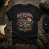 Black t-shirt featuring "ROCK ON CANADA BIGFOOT TOUR 2024 CANADIAN WILDERNESS STAGE" with graphic of Bigfoot playing guitar and holding
