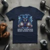 Rocky Mountain Bear Boxing Club graphic t-shirt featuring a fierce bear in boxing gloves, surrounded by ice crystals