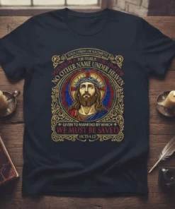 SALVATION IS FOR FIURE text design featuring unique typography on quality t-shirt