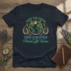 Save the Earth There Is No Other Planet with Horses quote t-shirt with globe and horseshoe graphics