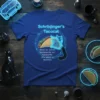 Schrödinger's Tacocat Dead or text design featuring bold typography on quality t-shirt