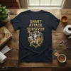 SHART ATTACK SURVIVOR t-shirt design with a knight riding a lion and holding a plunger