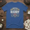 She Calls Me Daddy t-shirt design with "My Little Princess" banner and anchor graphic