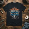 Shit Show Supervisor Because Someone Has To Run This Circus quote on a black t-shirt with a circus tent and